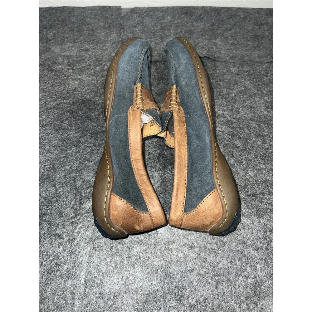 Born Blue Suede Leather Men's Loafers Size 9 NWT